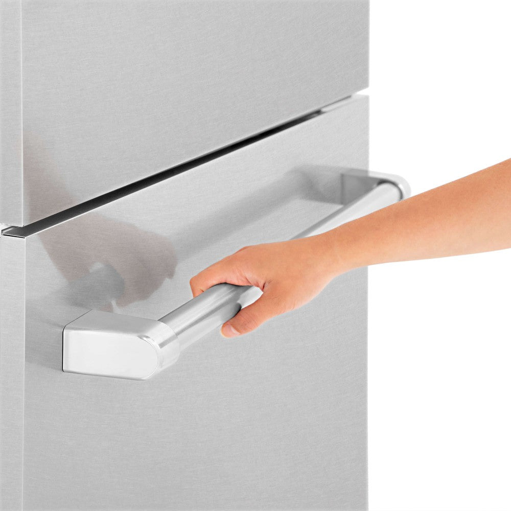 ZLINE 30 in. 16.1 cu. ft. Built-in 2-Door Bottom Freezer Refrigerator with Internal Water and Ice Dispenser in Fingerprint Resistant Stainless Steel (RBIV-SN-30)