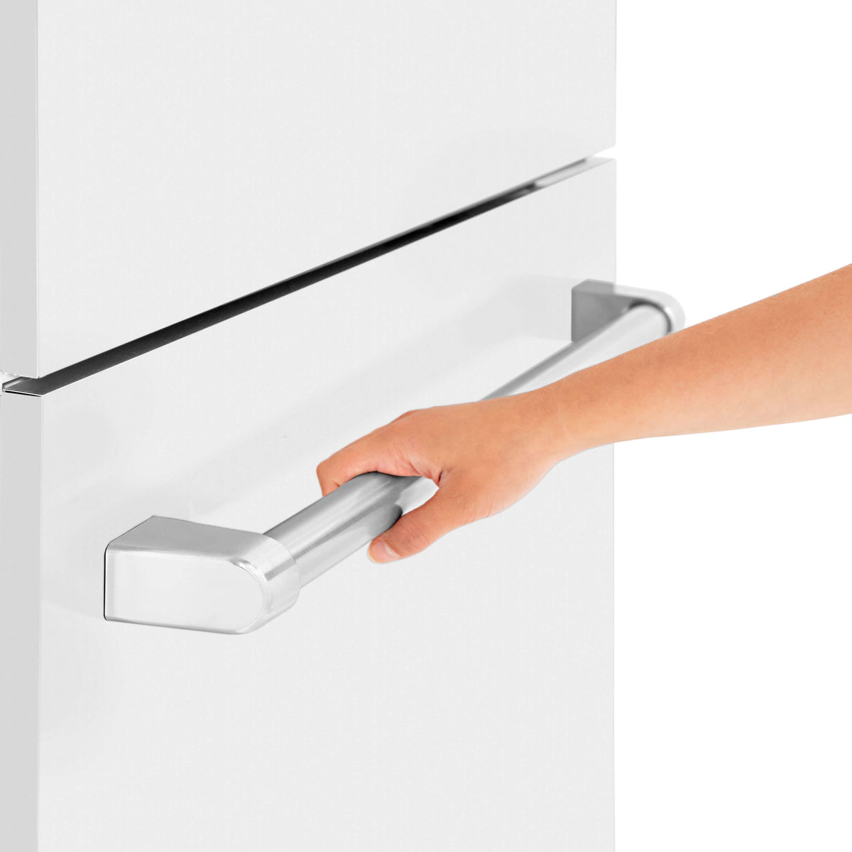 ZLINE 60 in. Refrigerator Panels and Handles in White Matte for Built-in Refrigerators (RPBIV-WM-60)