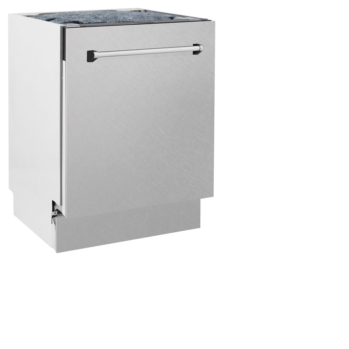 ZLINE 48 in. Kitchen Package with DuraSnow Stainless Dual Fuel Range, Ducted Vent Range Hood and Tall Tub Dishwasher (3KP-RASRH48-DWV)