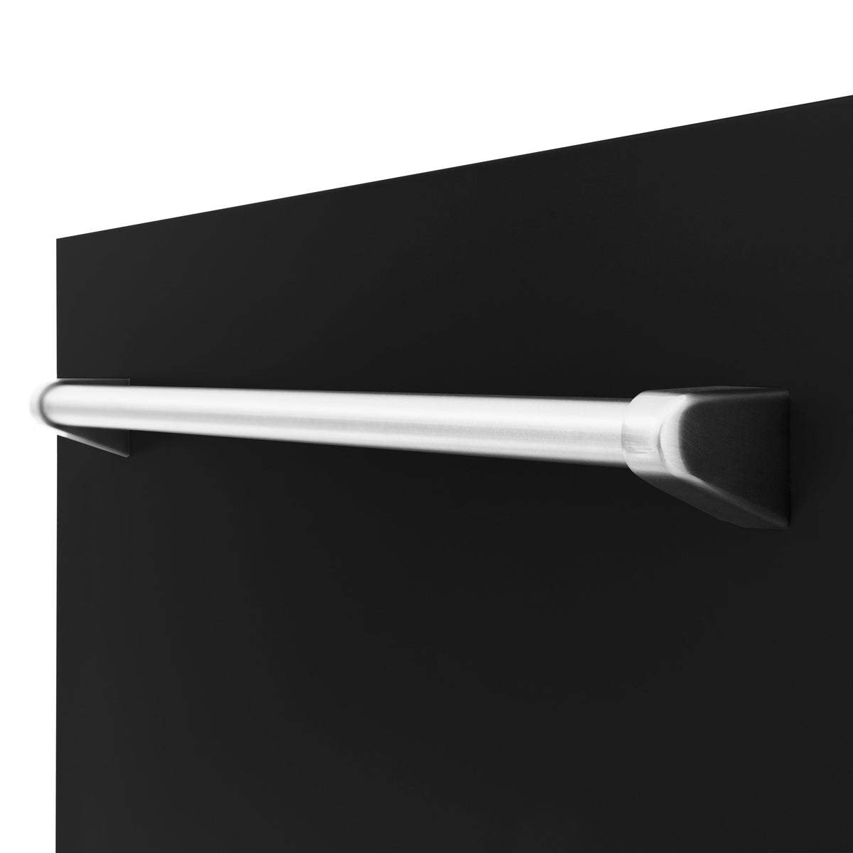 ZLINE 24" Tallac Series 3rd Rack Dishwasher with Matte Black Panel and Traditional Handle, 51dBa (DWV-BLM-24)