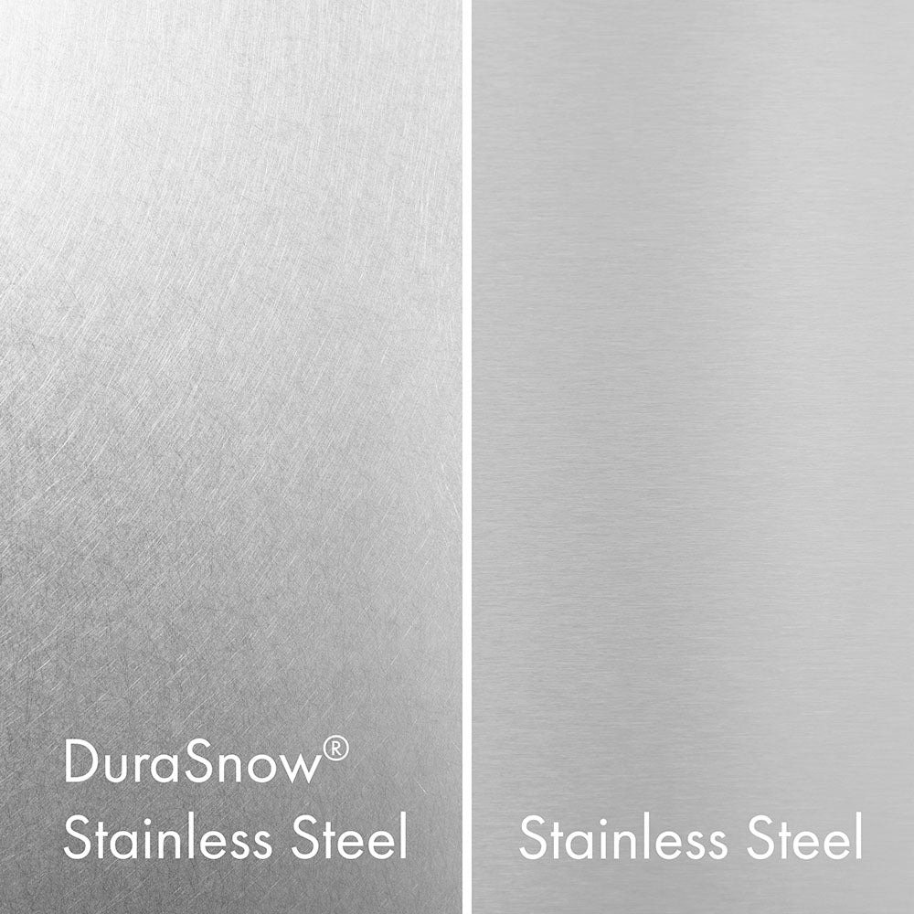 ZLINE 48 in. Kitchen Package with DuraSnow Stainless Dual Fuel Range, Ducted Vent Range Hood and Tall Tub Dishwasher (3KP-RASRH48-DWV)