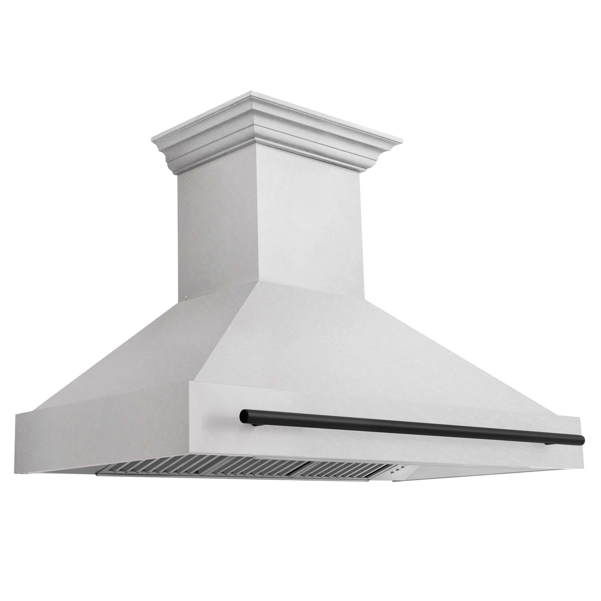 ZLINE Autograph Edition 48 in. Fingerprint Resistant Stainless Steel Range Hood (8654SNZ-48)-Range Hoods-8654SNZ-48-MB ZLINE Kitchen and Bath