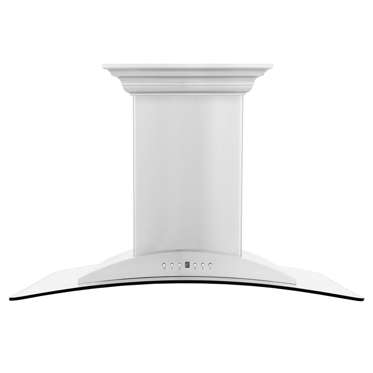 ZLINE Island Mount Range Hood in Stainless Steel with Built-in CrownSound Bluetooth Speakers (GL9iCRN-BT)