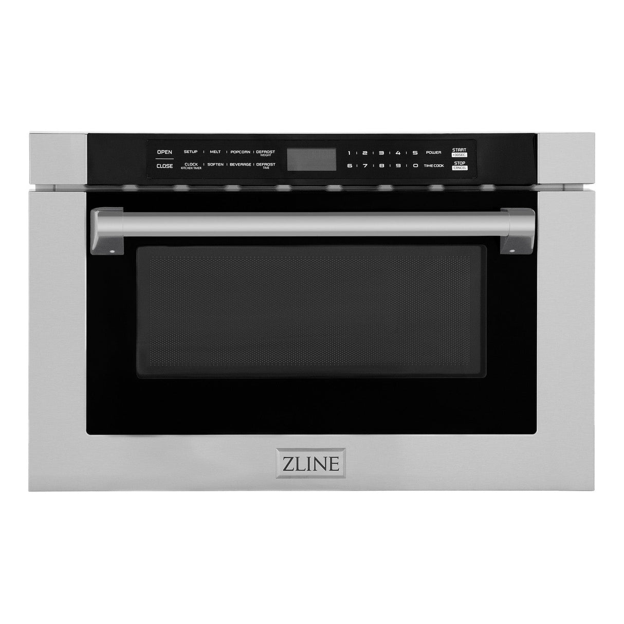 ZLINE 24 in. 1.2 cu. ft. Built-in Microwave Drawer with a Traditional Handle in Stainless Steel (MWD-1-H)