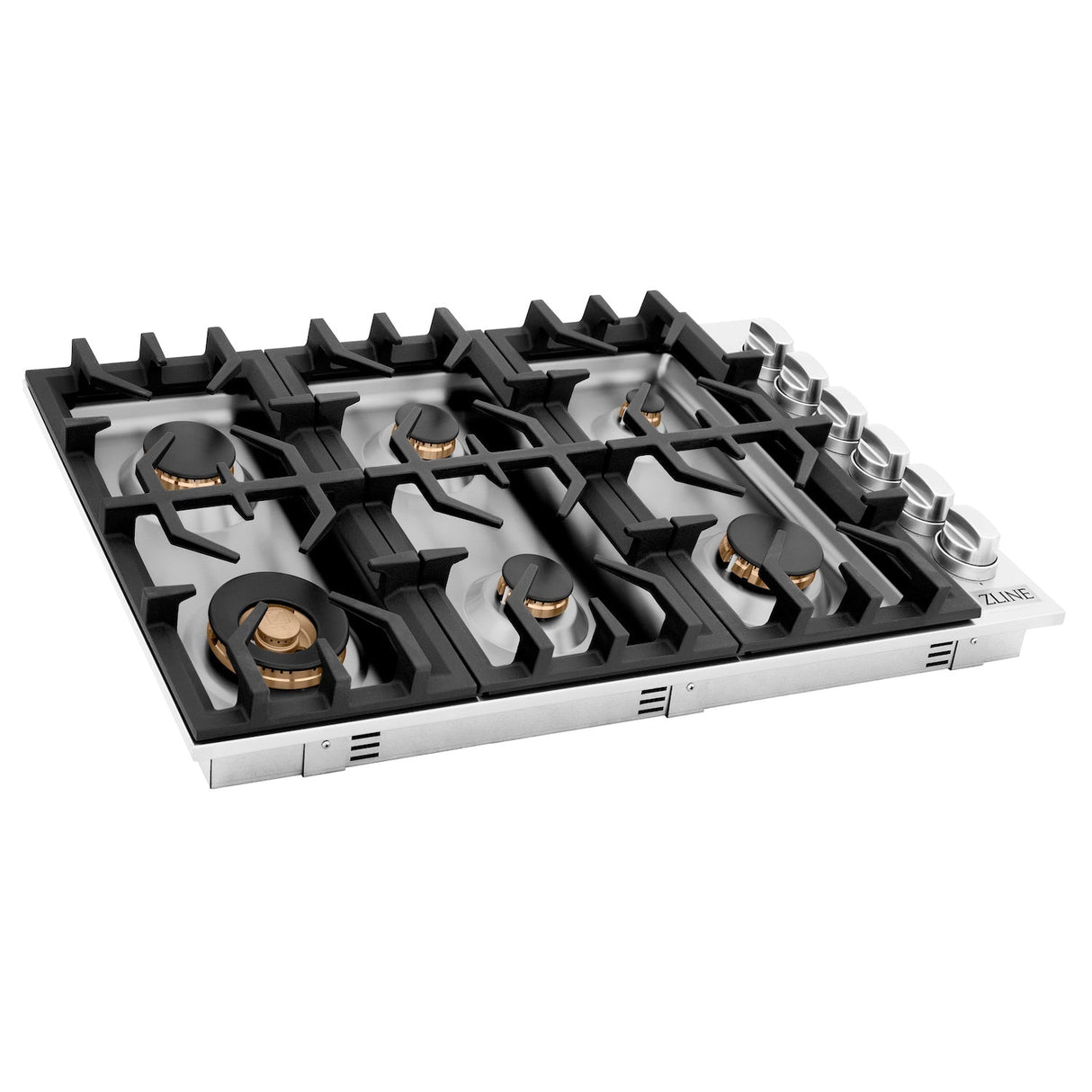 ZLINE 36 in. Gas Cooktop with 6 Brass Burners (RC-BR-36)