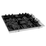 ZLINE 30 in. Gas Cooktop with 4 Burners and Black Porcelain Top (RC30-PBT)