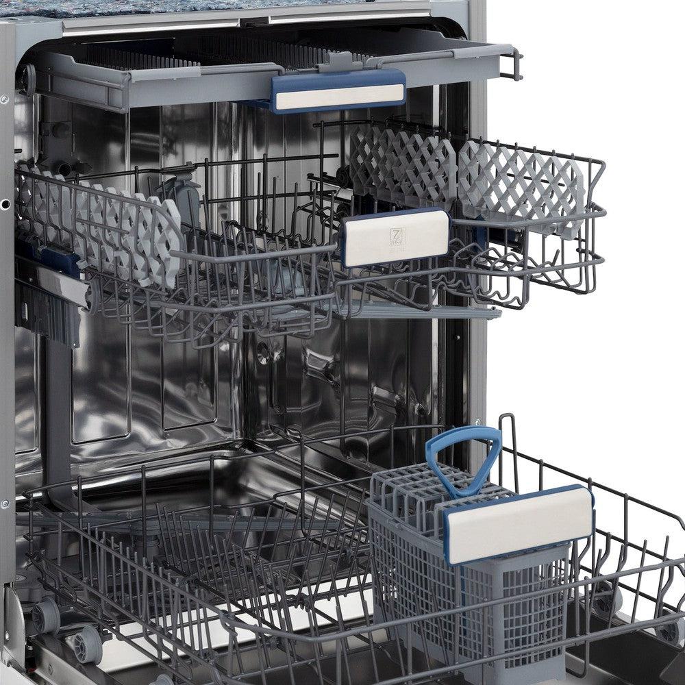 ZLINE 24 in. Tallac Series 3rd Rack Panel Ready Dishwasher with Stainless Steel Tub, 51dBa (DWV-24)