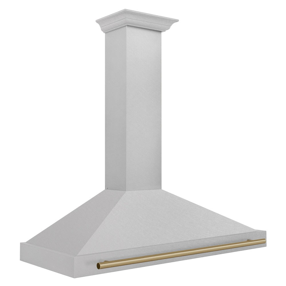 ZLINE Autograph Edition 48 in. Fingerprint Resistant Stainless Steel Range Hood with Accents (KB4SNZ-48)
