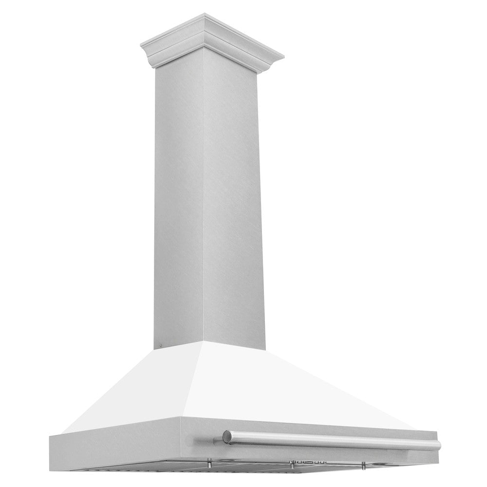 ZLINE 36 in. Fingerprint Resistant Stainless Steel Range Hood with Colored Shell Options and Stainless Steel Handle (KB4SNX-36)-Range Hoods-KB4SNX-WM-36 ZLINE Kitchen and Bath