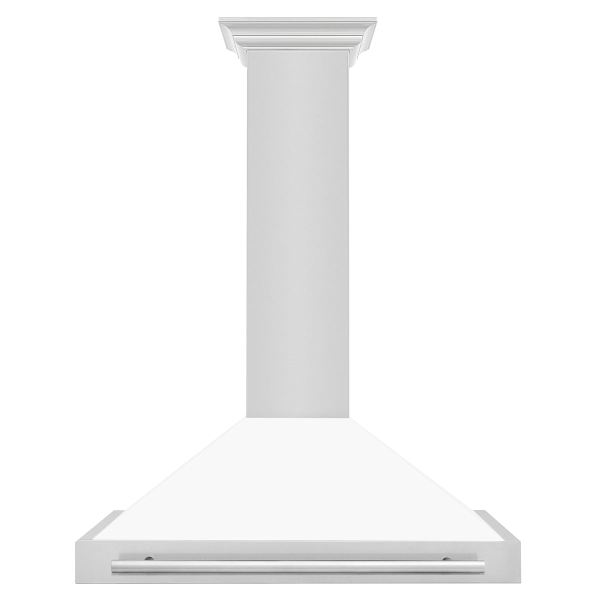 ZLINE 48 in. Stainless Steel Range Hood with Stainless Steel Handle and Colored Shell Options (KB4STX-48)