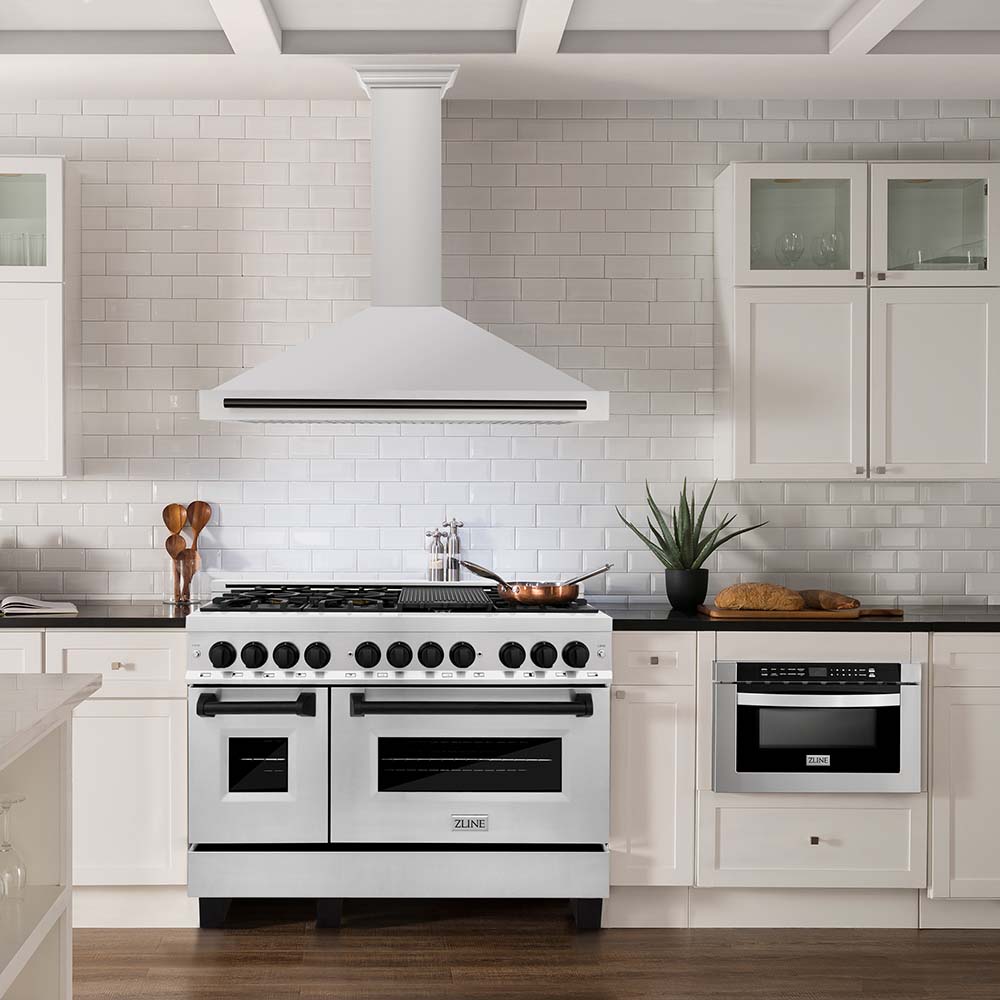 ZLINE Autograph Edition 48 in. Stainless Steel Range Hood with Stainless Steel Shell and Accents (KB4STZ-48)