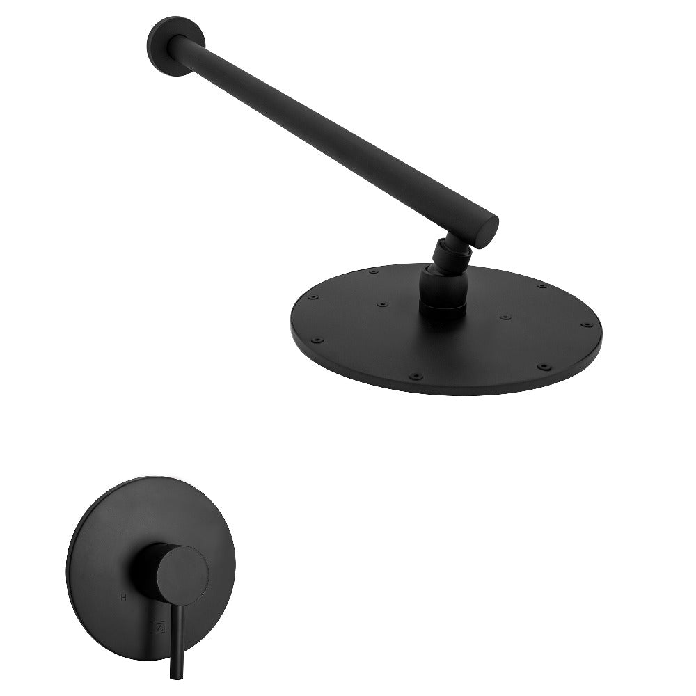 ZLINE El Dorado Rainfall Shower Faucet in Matte Black (ELD-SHF-MB)
