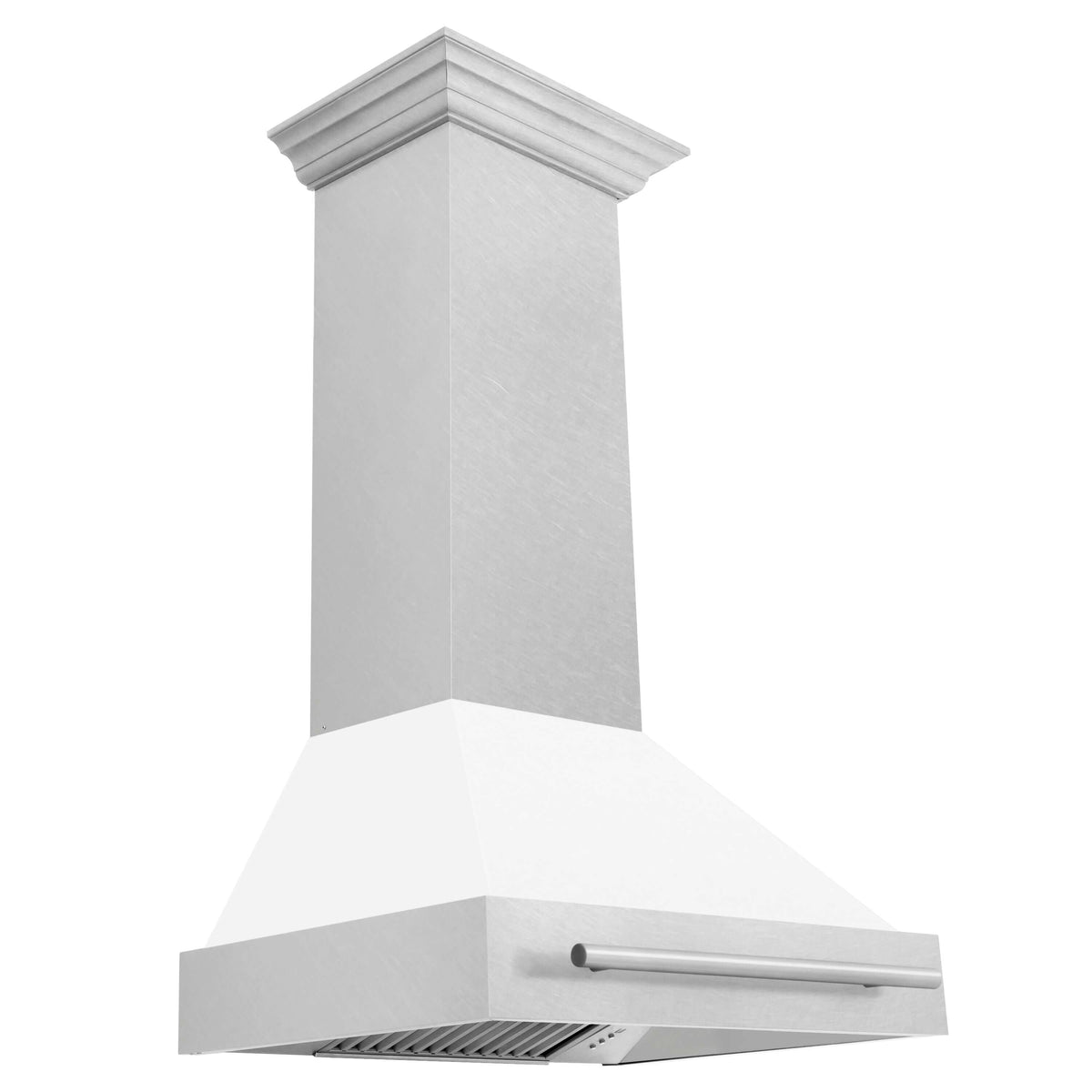 ZLINE 30 in. Fingerprint Resistant Stainless Steel Range Hood with Color Shell Options (8654SNX-30)-Range Hoods-8654SNX-WM-30 ZLINE Kitchen and Bath