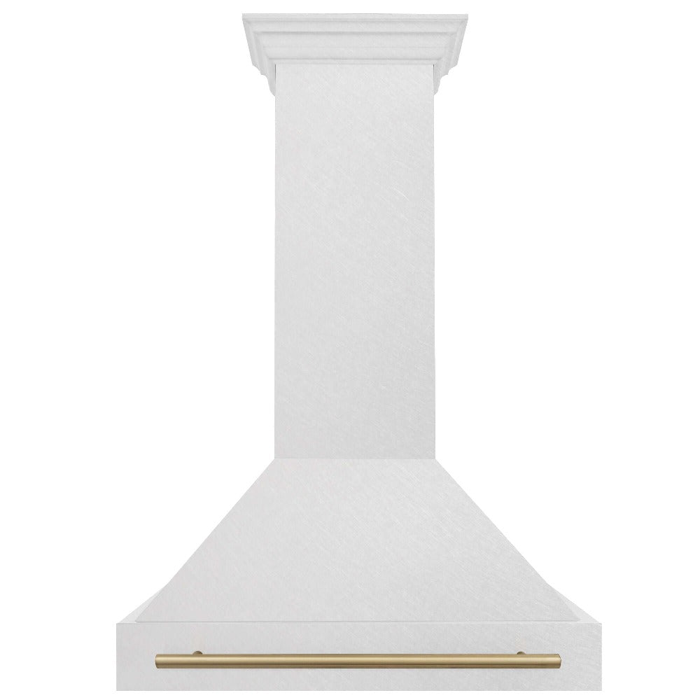 ZLINE Autograph Edition 36 in. Fingerprint Resistant Stainless Steel Range Hood with Stainless Steel Shell and Handle (8654SNZ-36)