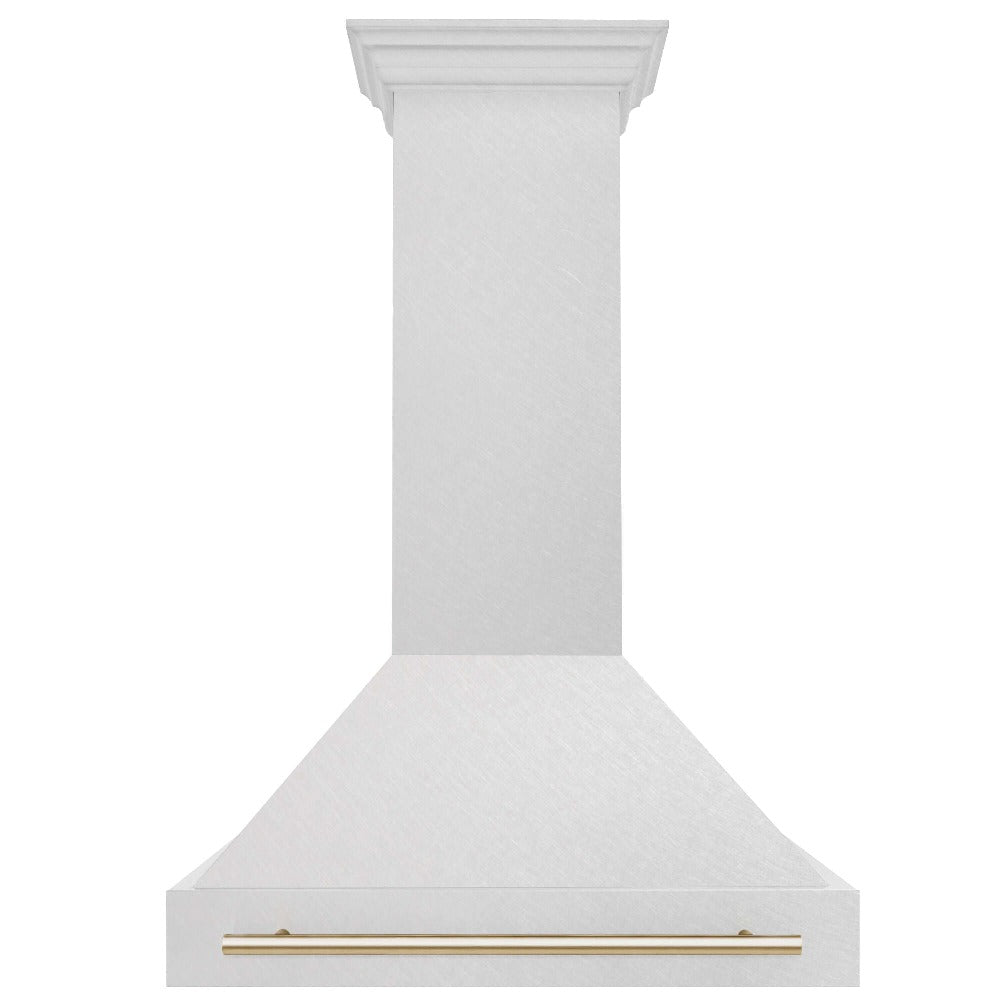 ZLINE Autograph Edition 36 in. Fingerprint Resistant Stainless Steel Range Hood with Stainless Steel Shell and Handle (8654SNZ-36)