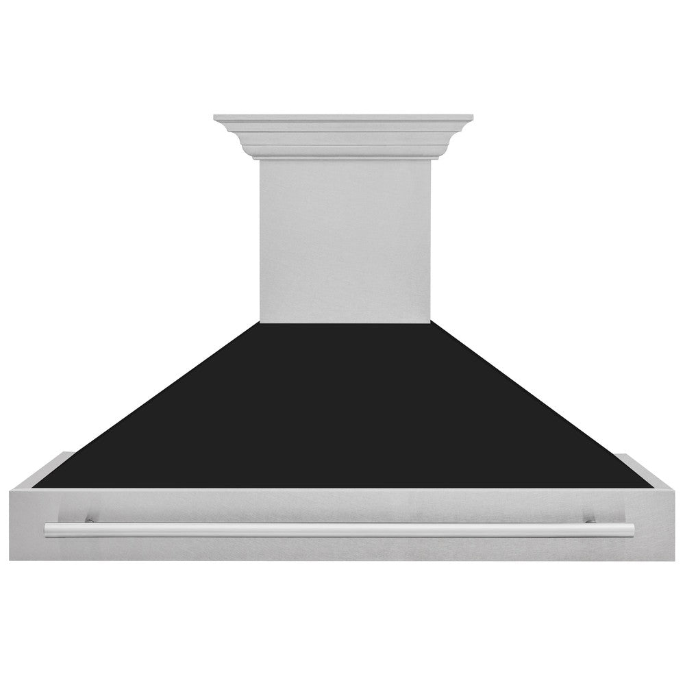 ZLINE 48 in. Fingerprint Resistant Stainless Steel Range Hood with Colored Shell Options (8654SNX-48)