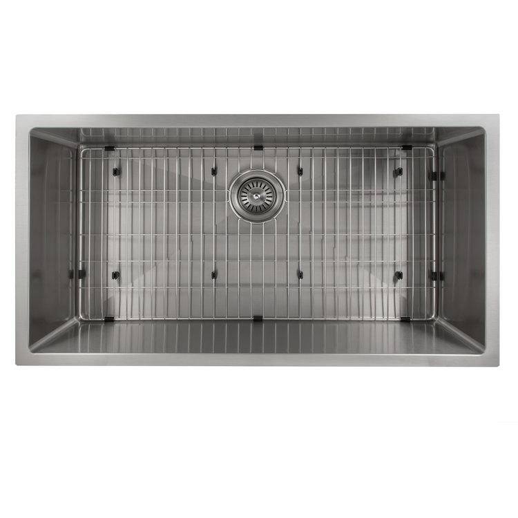 ZLINE 36 in. Meribel Undermount Kitchen Sink with Bottom Grid (SRS-36)