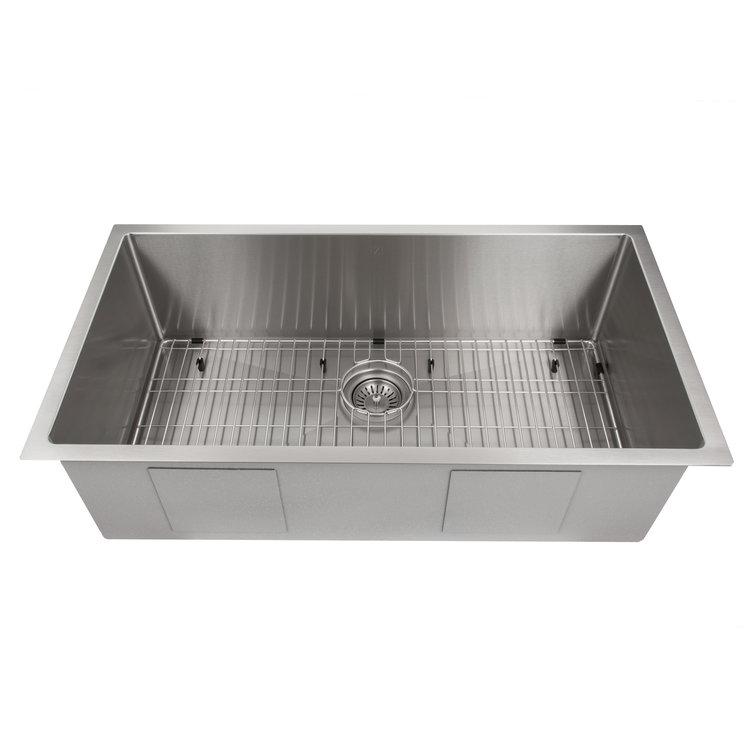 ZLINE 36 in. Meribel Undermount Kitchen Sink with Bottom Grid (SRS-36)