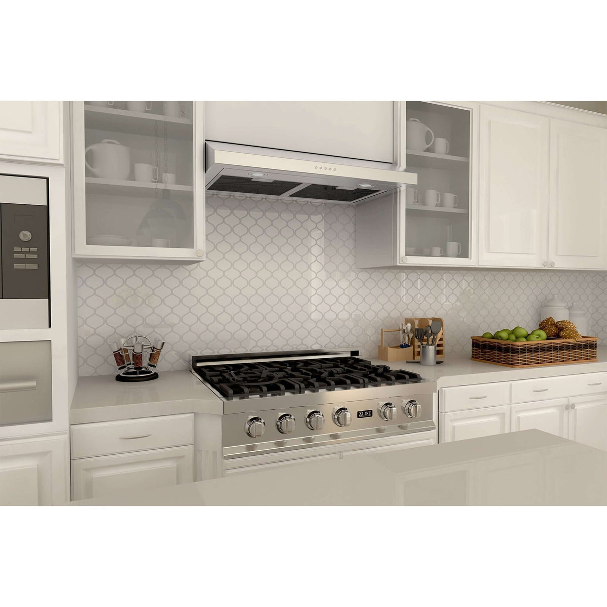 ZLINE 30 in. Ducted Under Cabinet Range Hood in Stainless Steel - Hardwired Power (615-30)