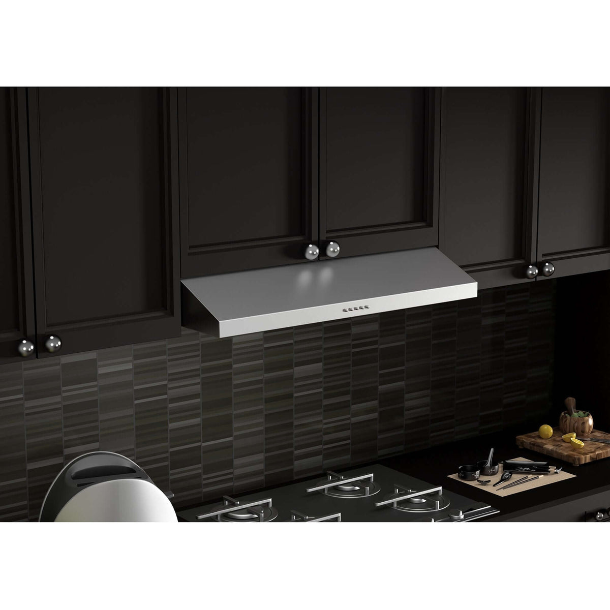 ZLINE 30 in. Ducted Under Cabinet Range Hood in Stainless Steel - Hardwired Power (615-30)