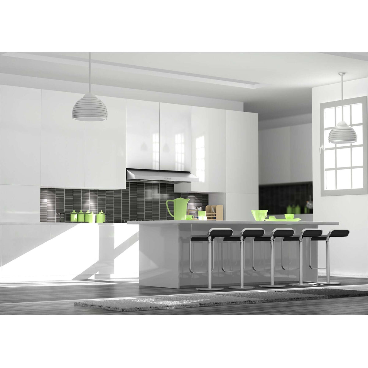ZLINE 30 in. Ducted Under Cabinet Range Hood in Stainless Steel - Hardwired Power (615-30)