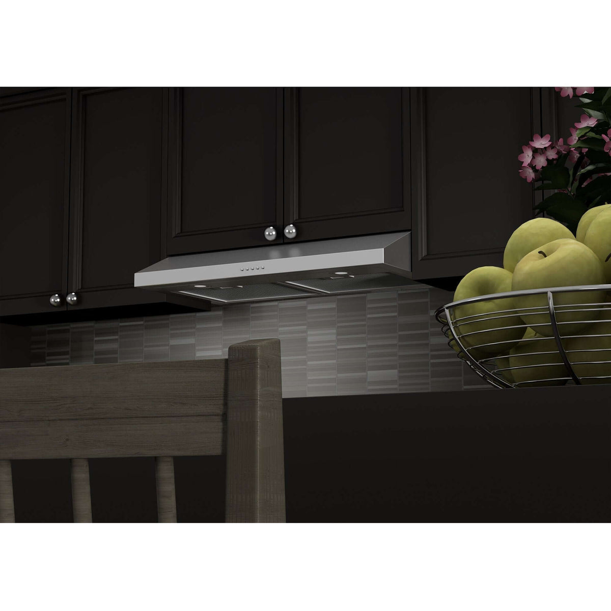 ZLINE 30 in. Ducted Under Cabinet Range Hood in Stainless Steel - Hardwired Power (615-30)