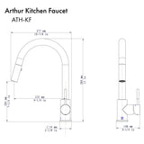 ZLINE Arthur Kitchen Faucet (ATH-KF)