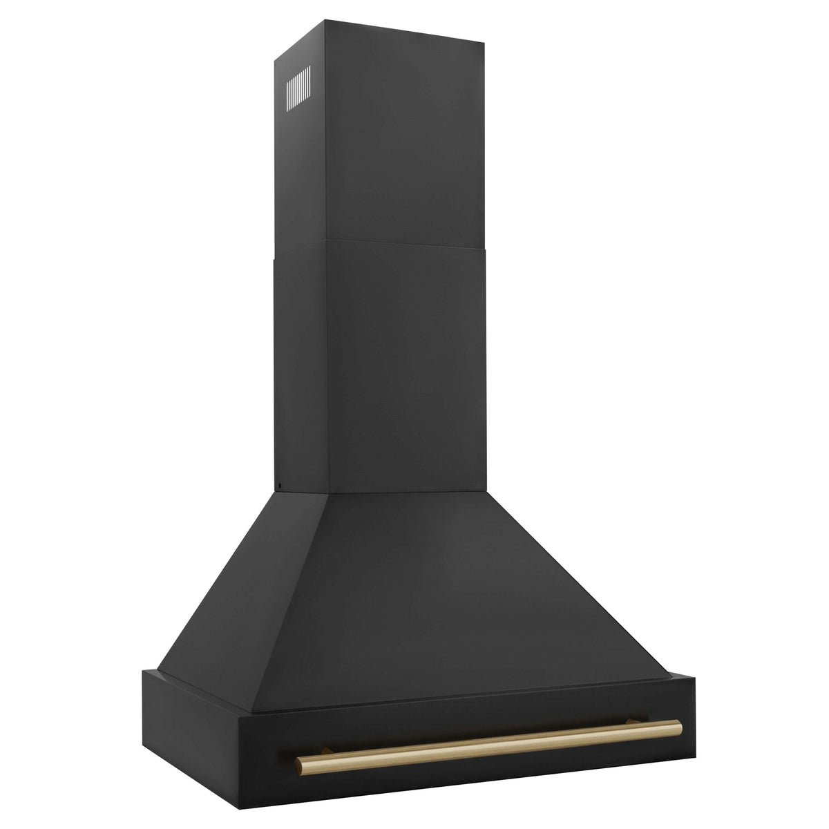 ZLINE Autograph Edition 30 in. Black Stainless Steel Range Hood with Accent Handle (BS655Z-30)-Range Hoods-BS655Z-30-CB ZLINE Kitchen and Bath
