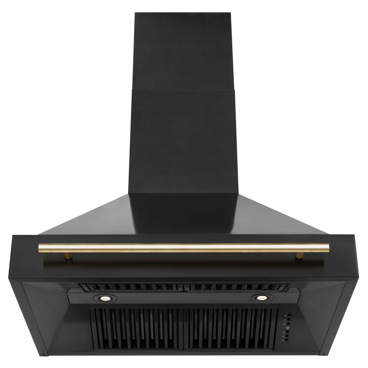 ZLINE Autograph Edition 36 in. Black Stainless Steel Range Hood with Handle (BS655Z-36)