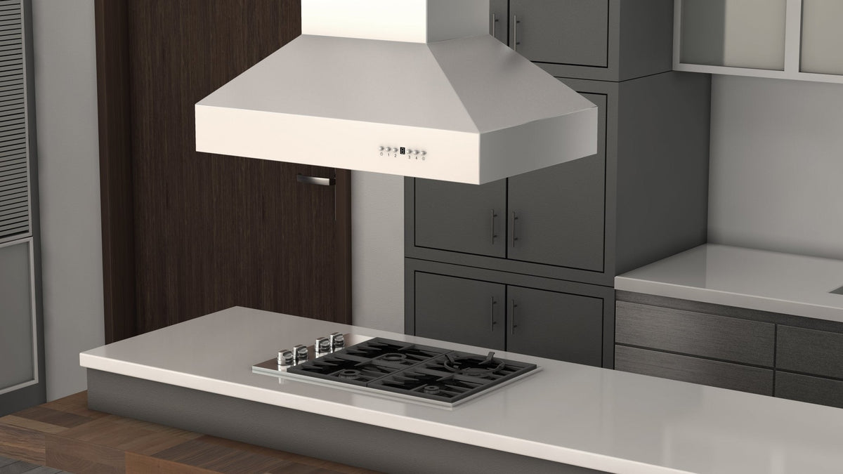 ZLINE Remote Blower Island Mount Range Hood in Stainless Steel with 400 and 700 CFM Options (697i-R)