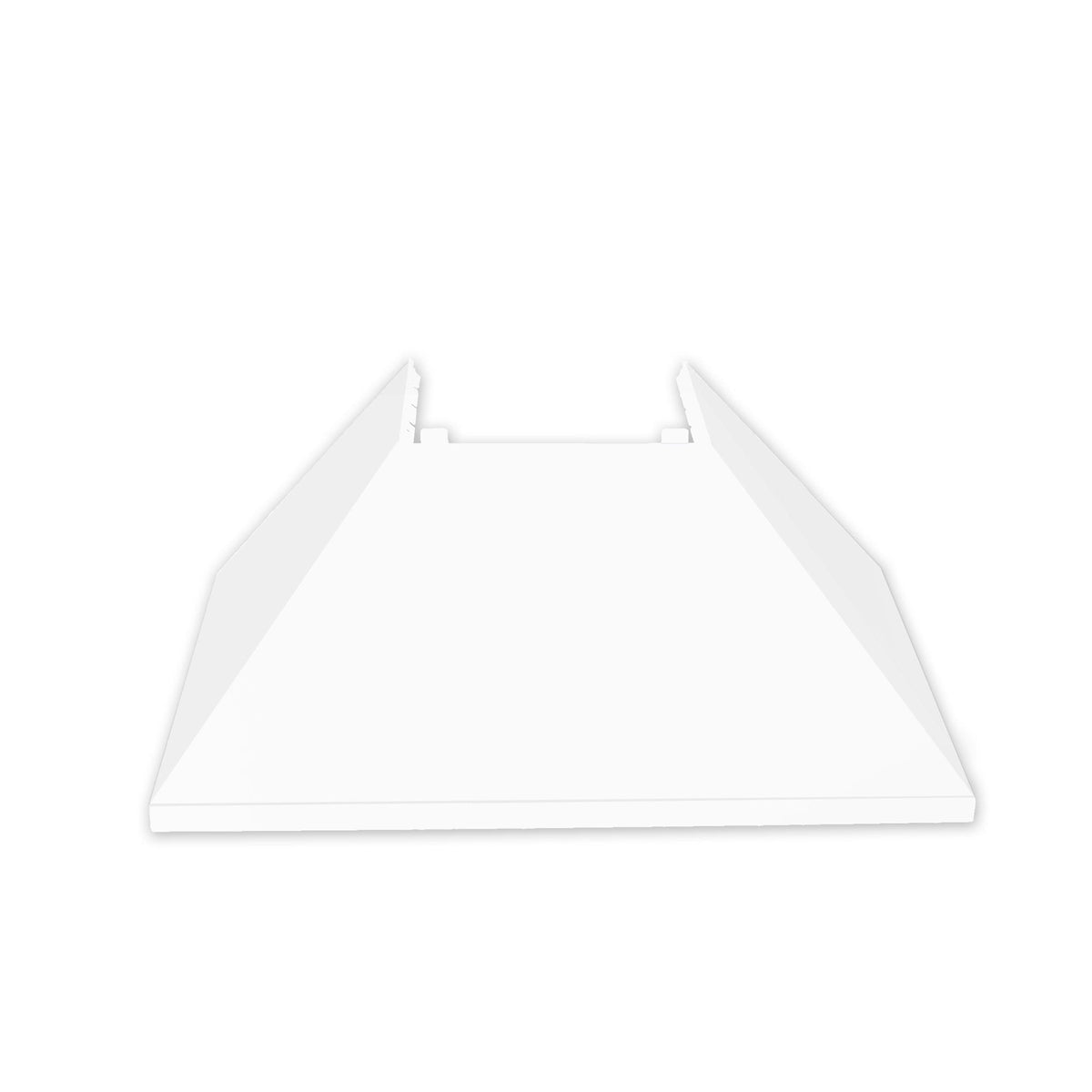 ZLINE 36 in. Kitchen Package with DuraSnow® Stainless Steel Dual Fuel Range with White Matte Door and Convertible Vent Range Hood (2KP-RASWMRH36)