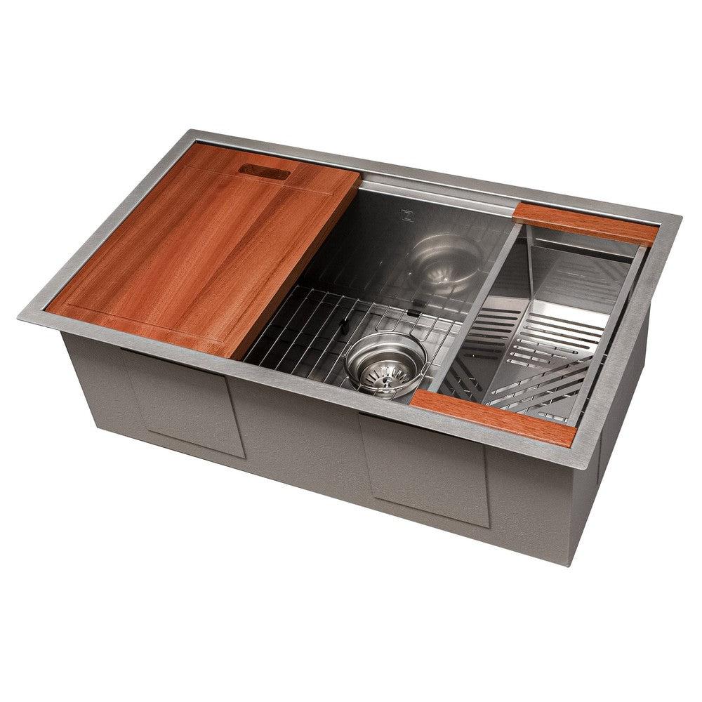 ZLINE Garmisch 30" Undermount Single Bowl Sink with Accessories (SLS) - - ZLINE Kitchen and Bath -