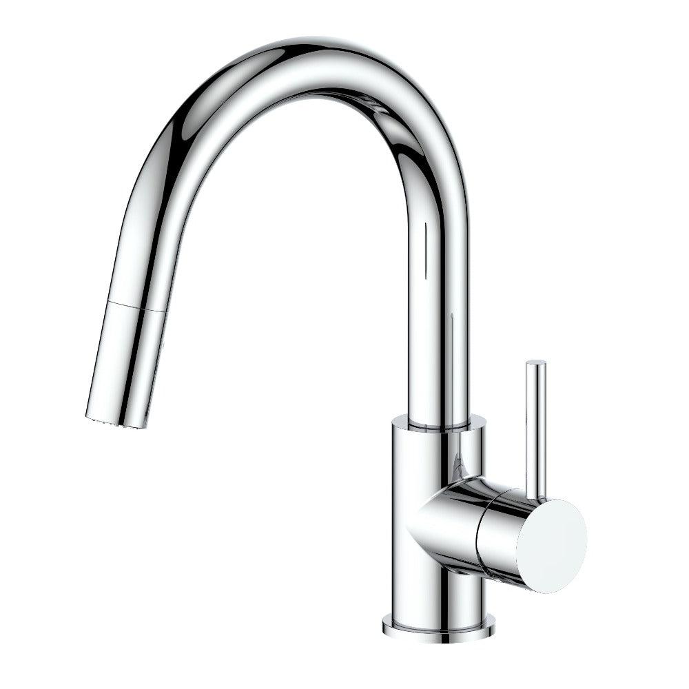 ZLINE Dante Pull Down Single Handle Kitchen Faucet in Chrome (DNT-KF-CH)