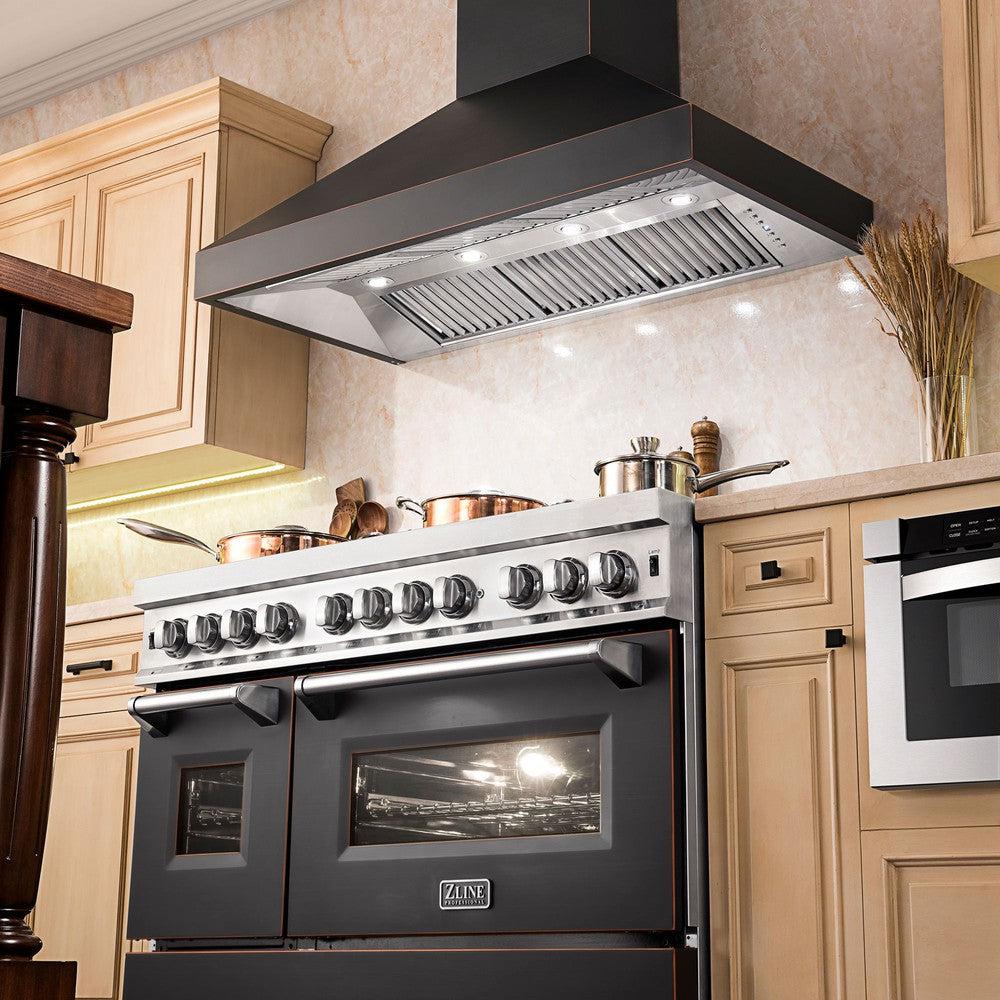 ZLINE Designer Series Wall Mount Range Hood in Oil-Rubbed Bronze (8667B)