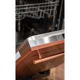 ZLINE 24 in. Top Control Dishwasher with Copper Panel and Modern Style Handle, 52dBa (DW-C-24)