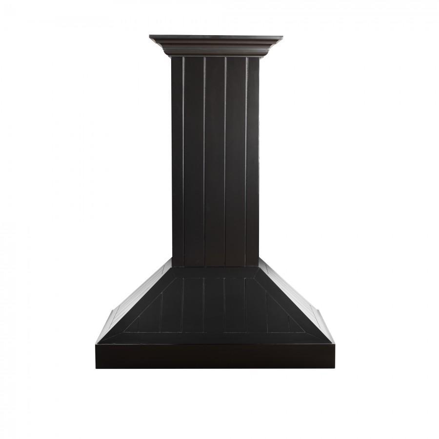ZLINE Wooden Wall Mount Range Hood In Black (KPCC)