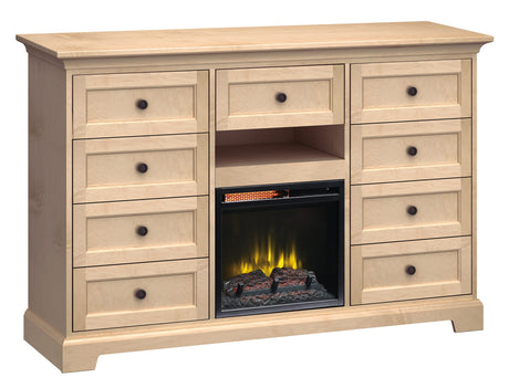 Howard Miller 63" Wide / 41" Extra Tall Fireplace Console FT63F