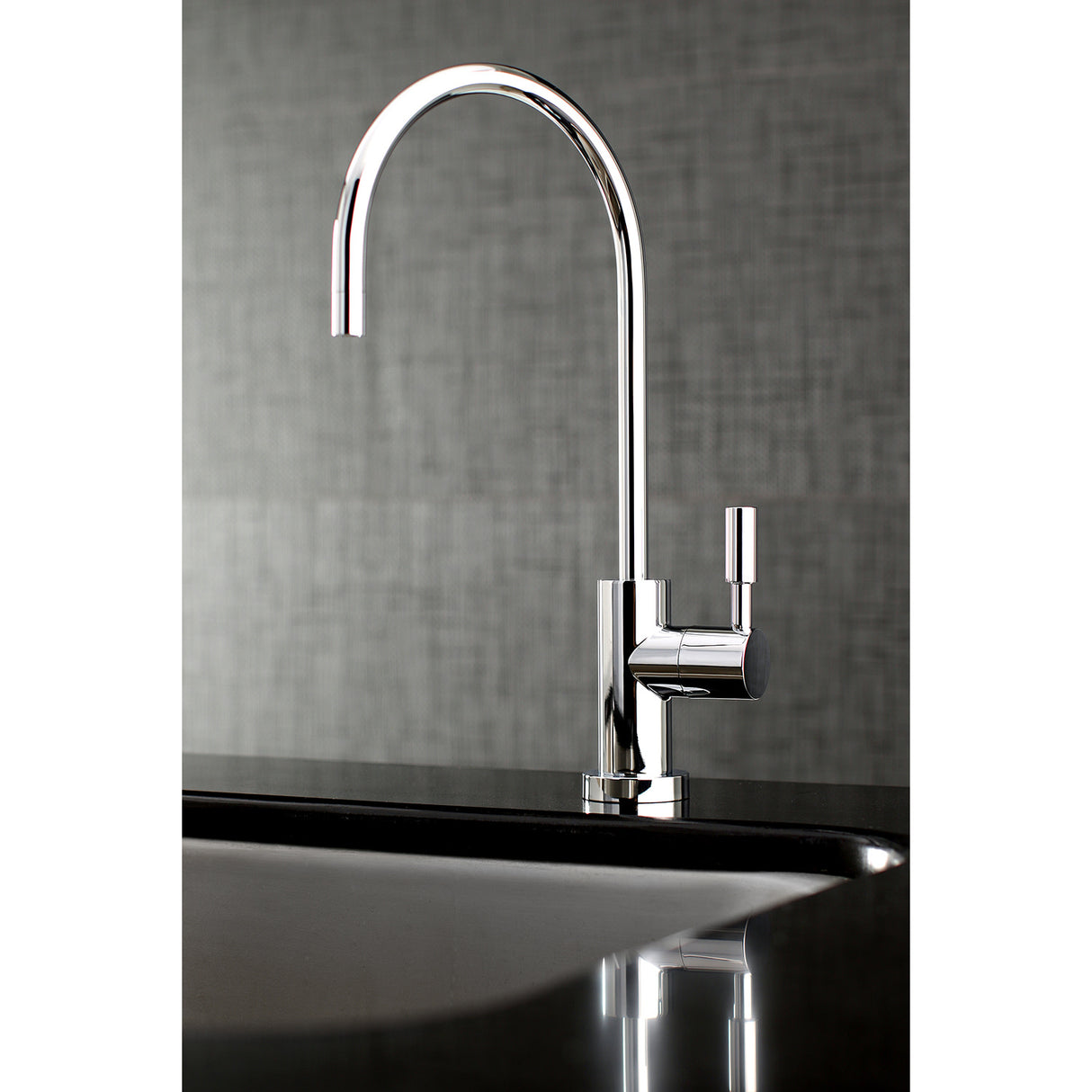Kingston Brass KSAG8191DL Concord Reverse Osmosis System Filtration Water Air Gap Faucet, Polished Chrome