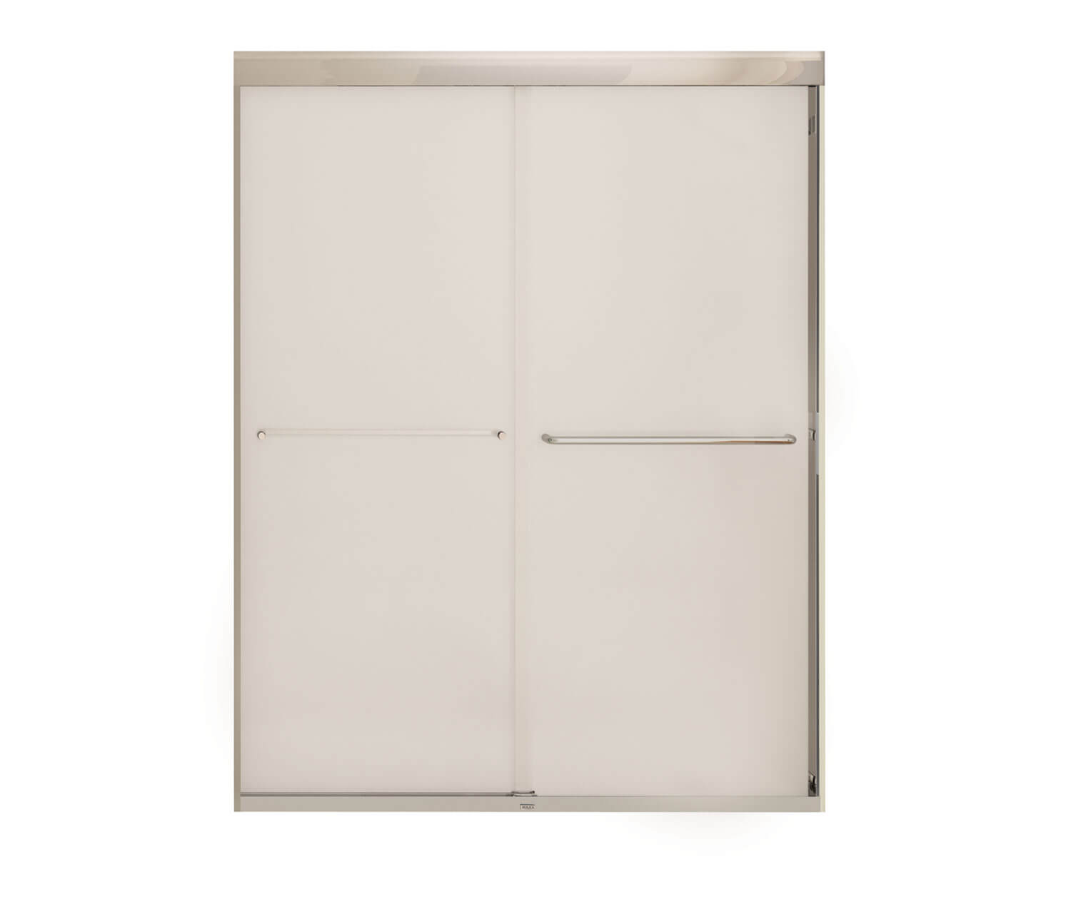 MAAX 135665-978-084-000 Aura 55-59 x 71 in. 6 mm Sliding Shower Door for Alcove Installation with Frosted glass in Chrome