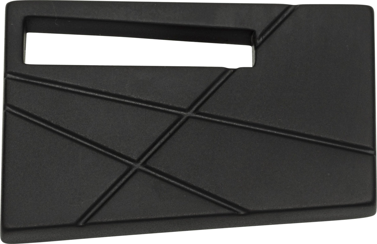 Atlas Homewares Modernist Left Knob 1 3/4 Inch Matte Black