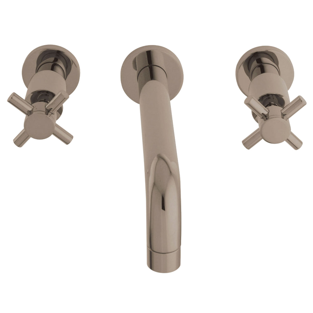 Kingston Brass KS8128DX Concord 2-Handle Wall Mount Bathroom Faucet, Brushed Nickel