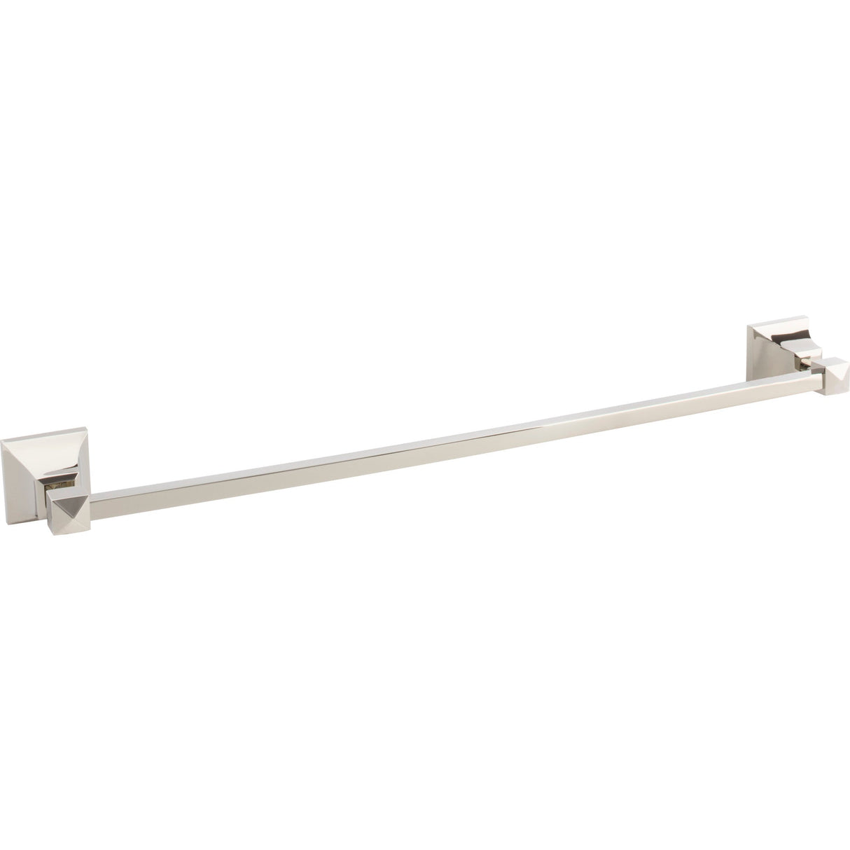 Atlas Homewares Gratitude Bath Towel Bar 24 Inch Single Polished Nickel