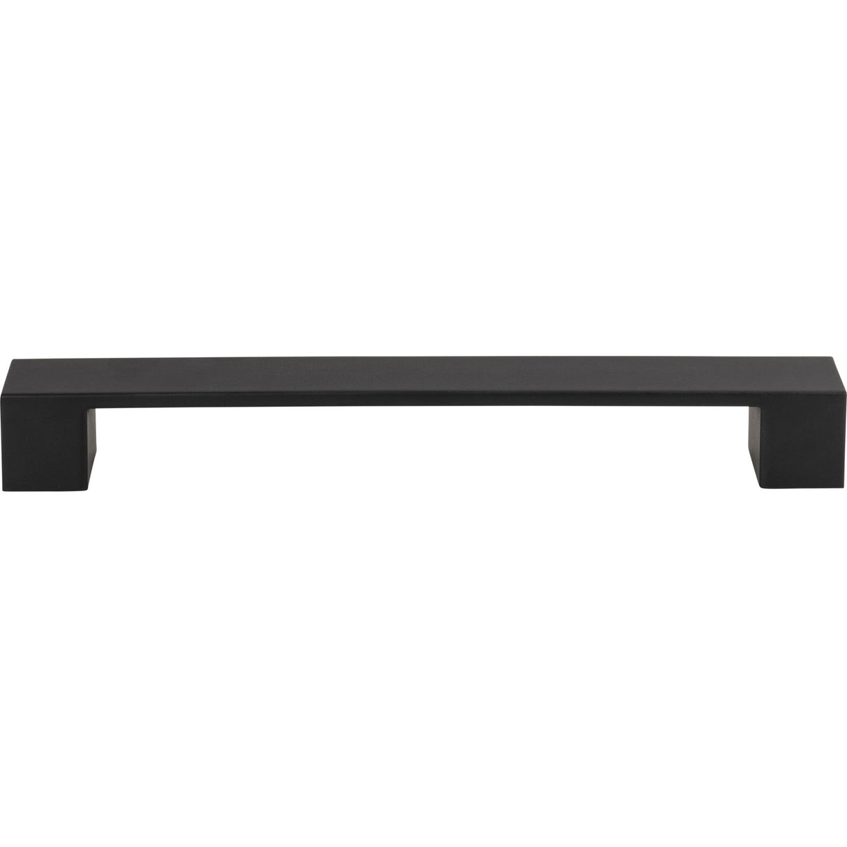Atlas Homewares Wide Square Pull 7 9/16 Inch (c-c) Matte Black