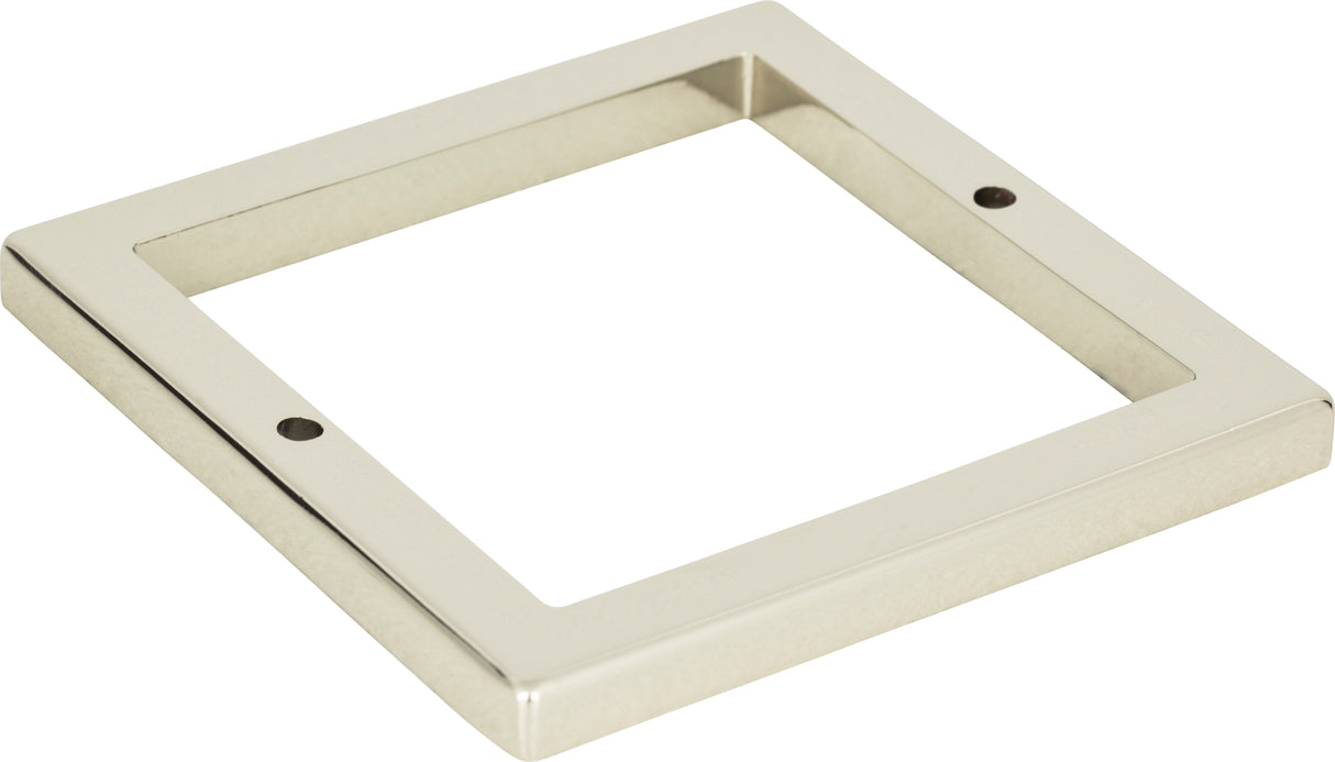 Atlas Homewares Tableau Square Base 3 Inch Polished Nickel