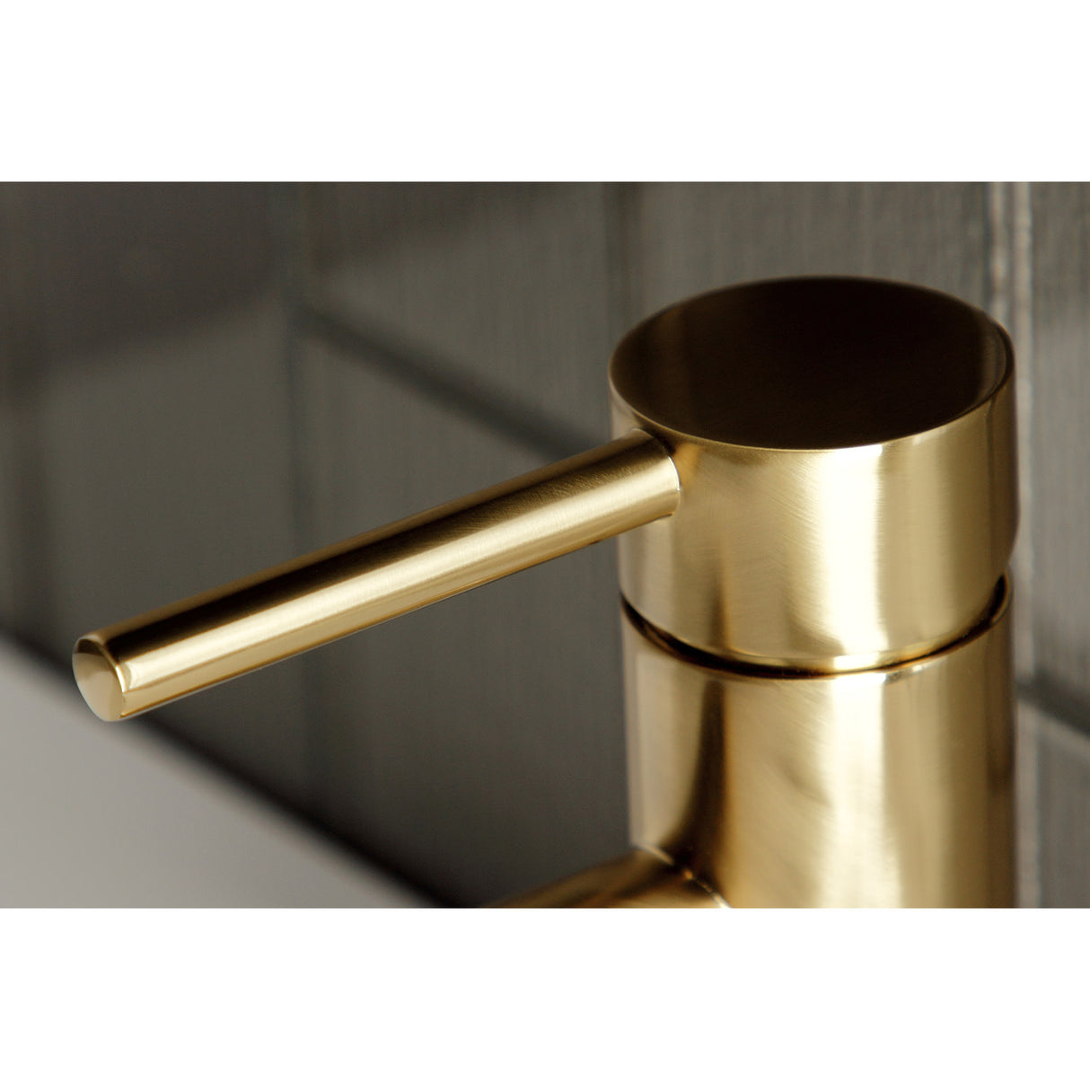 Fauceture LS8223DL Concord Single-Handle Bathroom Faucet with Push Pop-Up, Brushed Brass