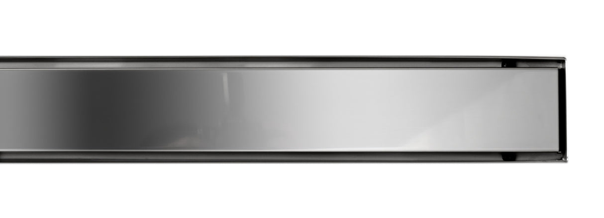 ALFI brand 59" Polished Stainless Steel Linear Shower Drain with Solid Cover