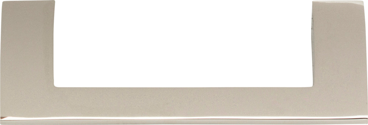 Atlas Homewares Angled Drop Pull 3 3/4 Inch (c-c) Polished Nickel