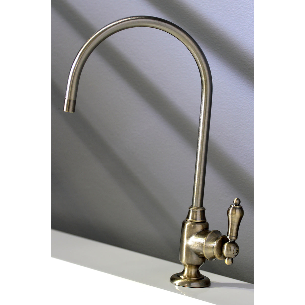 Kingston Brass KS5193BAL Heirloom Single-Handle Water Filtration Faucet, Antique Brass