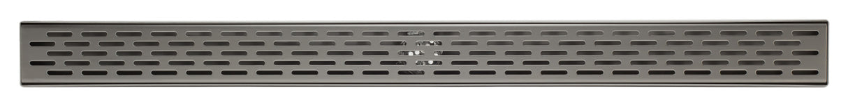 ALFI brand ABLD36C 36" Modern Stainless Steel Linear Shower Drain with Groove Holes
