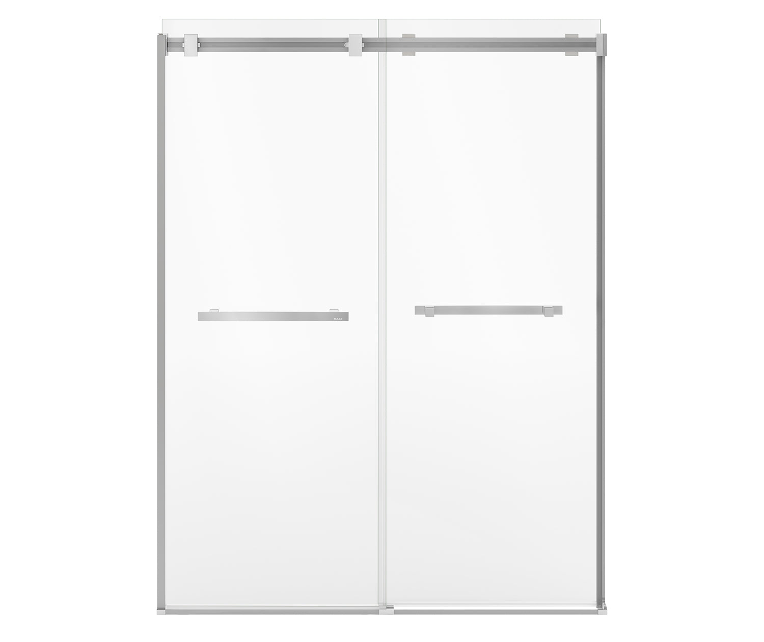 MAAX 136955-810-084-000 Duel Alto 56-59 X 78 in. 8mm Bypass Shower Door for Alcove Installation with GlassShield® glass in Chrome